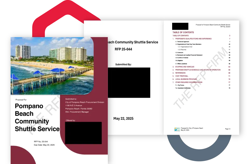 City RFP – Pompano Beach Community Shuttle Service