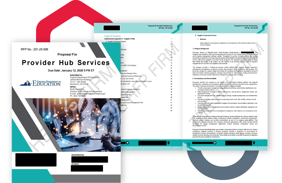 State RFP – Provider Hub Services